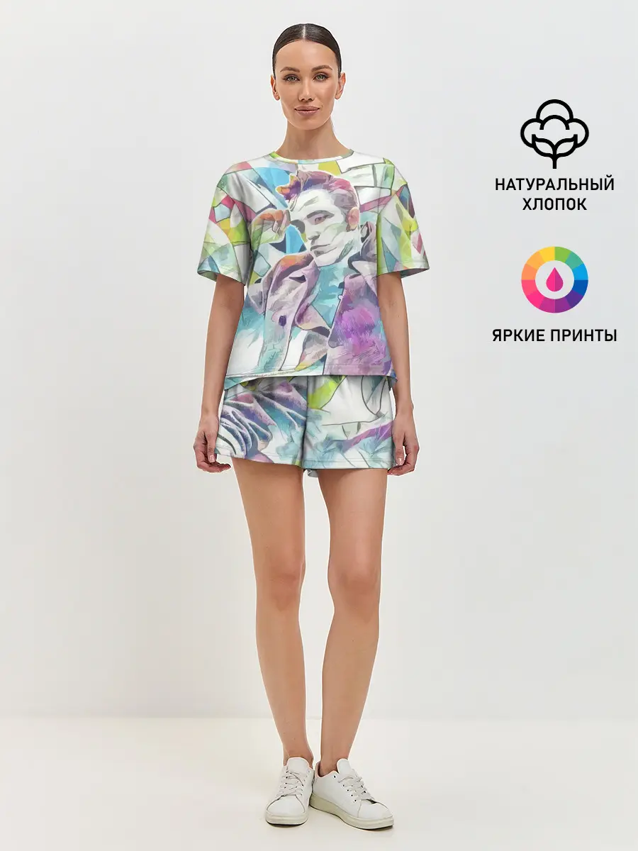 Женская пижама с шортами / РОБЕРТ ПАТТИНСОН