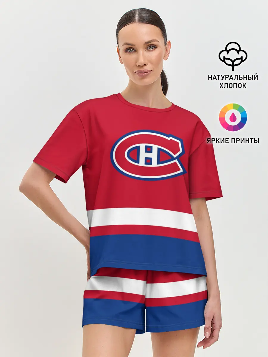 Женская пижама с шортами / Монреаль Канадиенс
