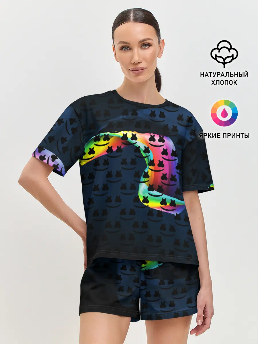 Женская пижама с шортами / MARSMELLO