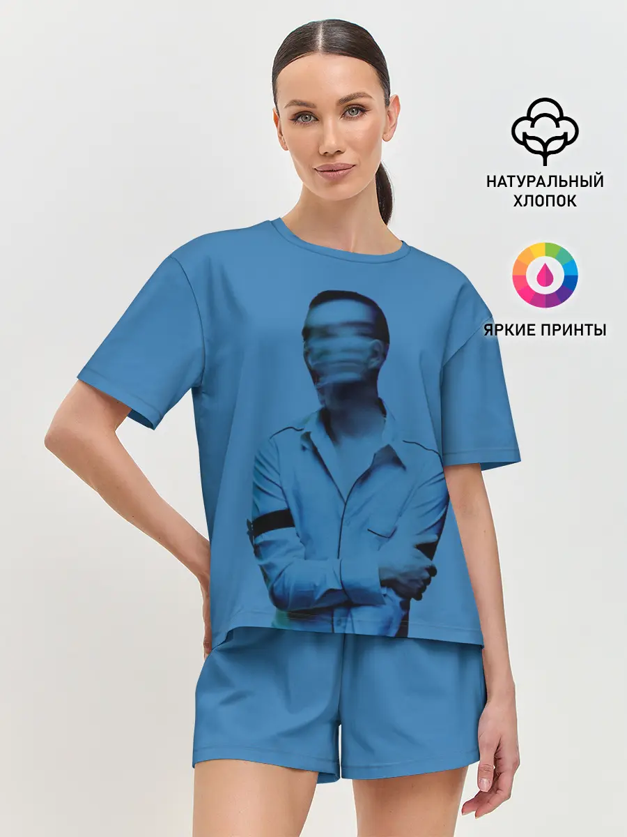 Женская пижама с шортами / PALCEBO Sleeping with Ghosts