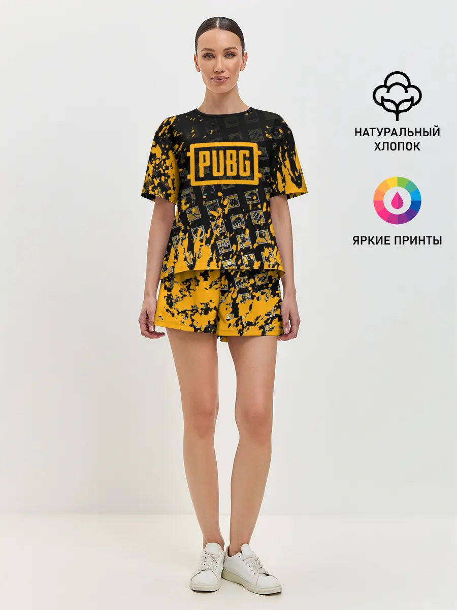 Женская пижама с шортами / PUBG