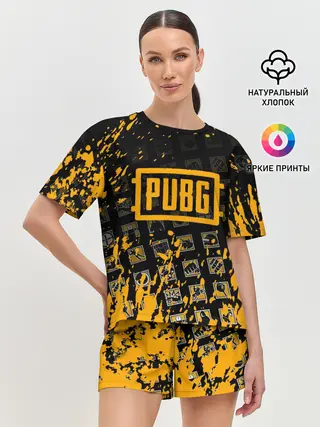 Женская пижама с шортами / PUBG
