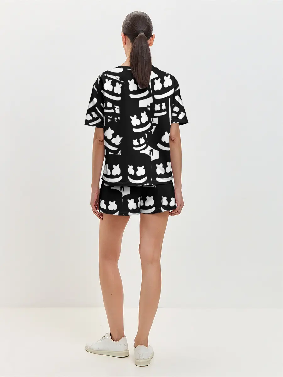 Женская пижама с шортами / Marshmello