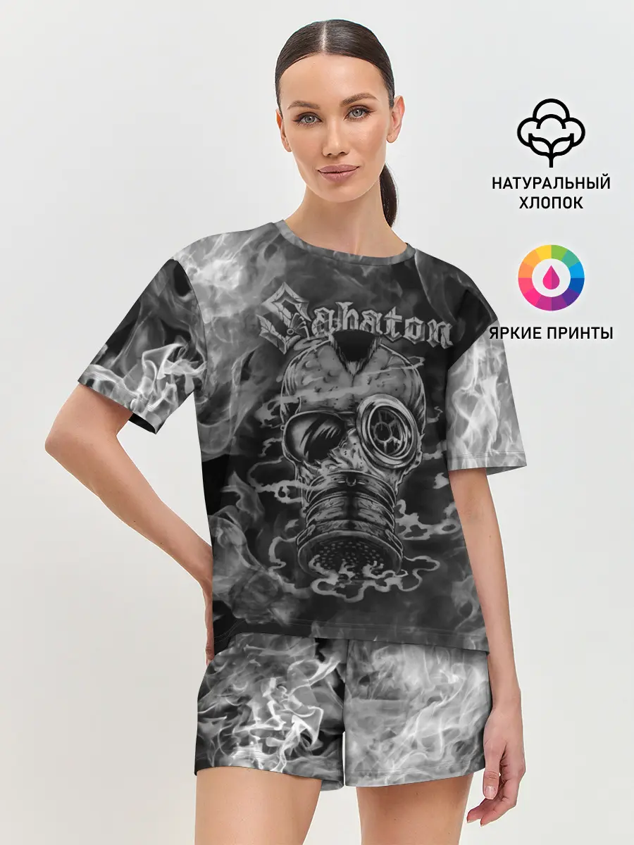 Женская пижама с шортами / SABATON