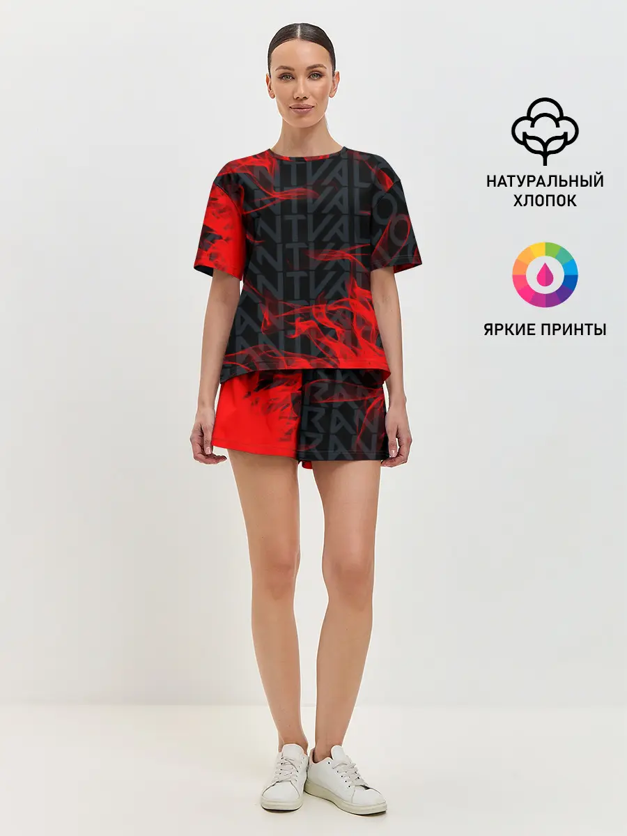 Женская пижама с шортами / VALORANT.