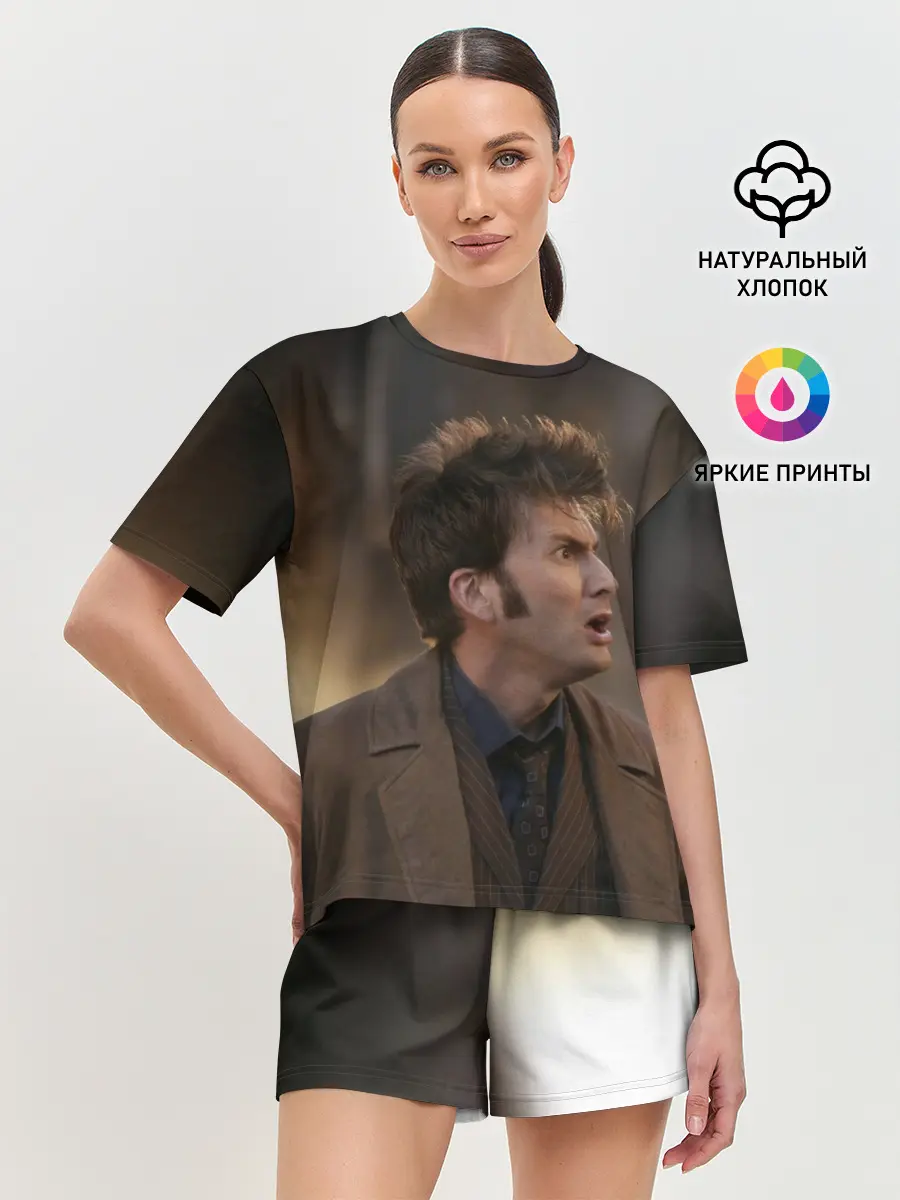 Женская пижама с шортами / 10th DOCTOR WHO