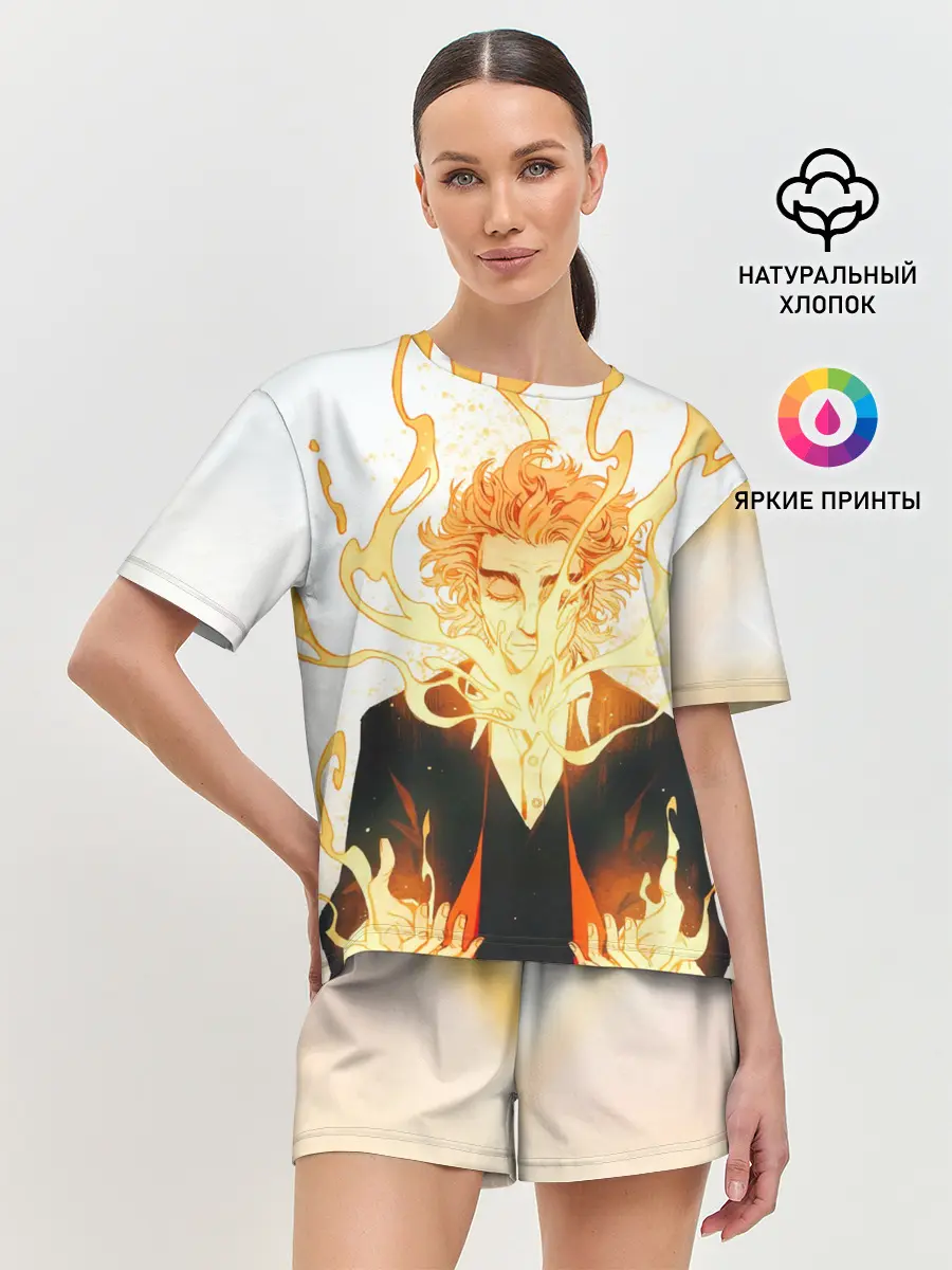 Женская пижама с шортами / РЕГЕНЕРАЦИЯ КАЛАЛЬДИ