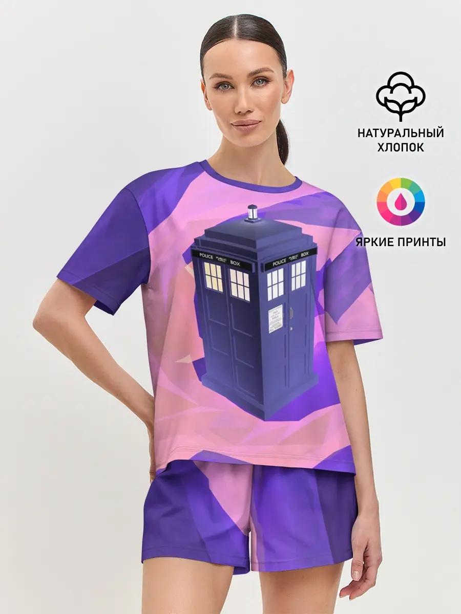 Женская пижама с шортами / ТАРДИС