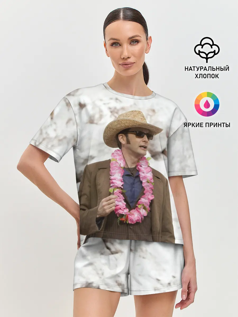 Женская пижама с шортами / FUNNY DOCTOR