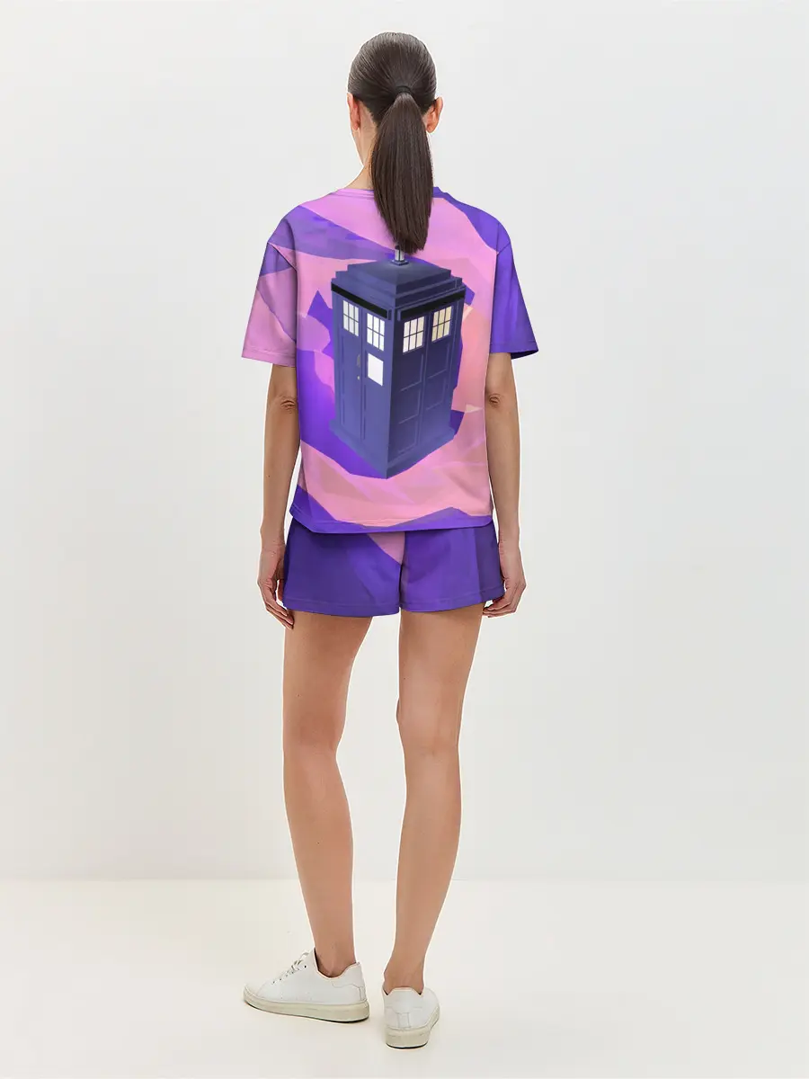 Женская пижама с шортами / CRAZY TARDIS