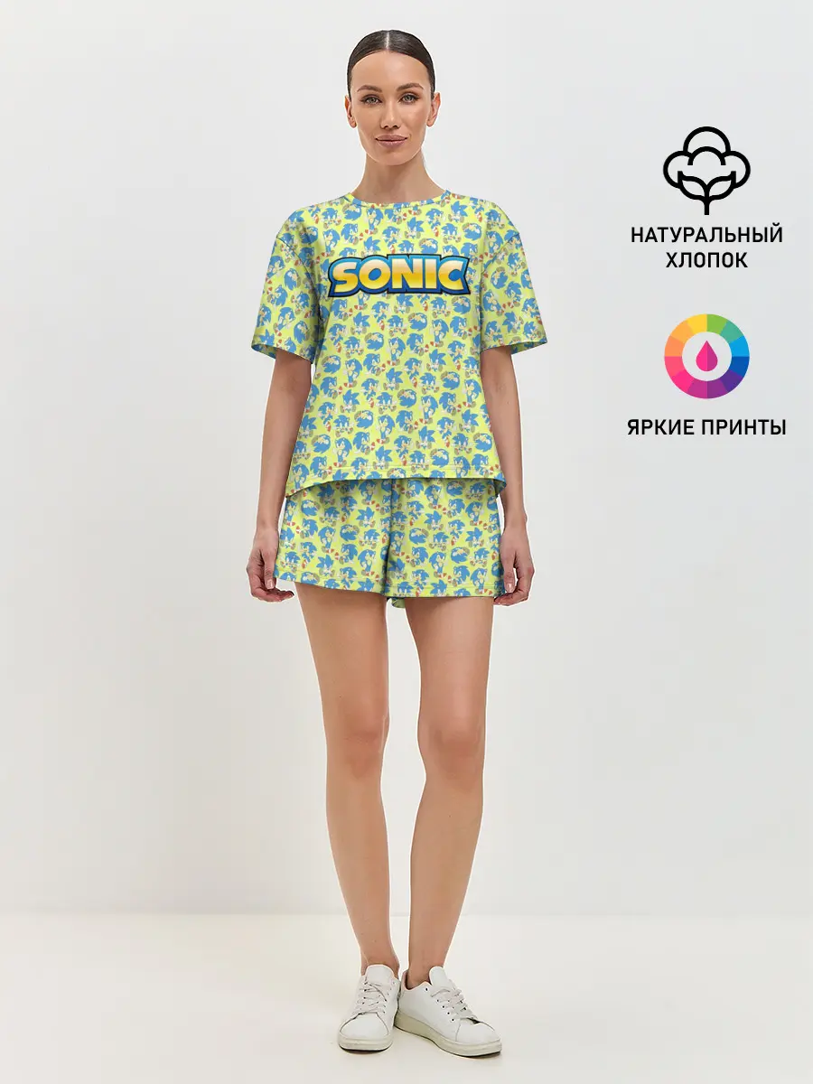 Женская пижама с шортами / SONIC
