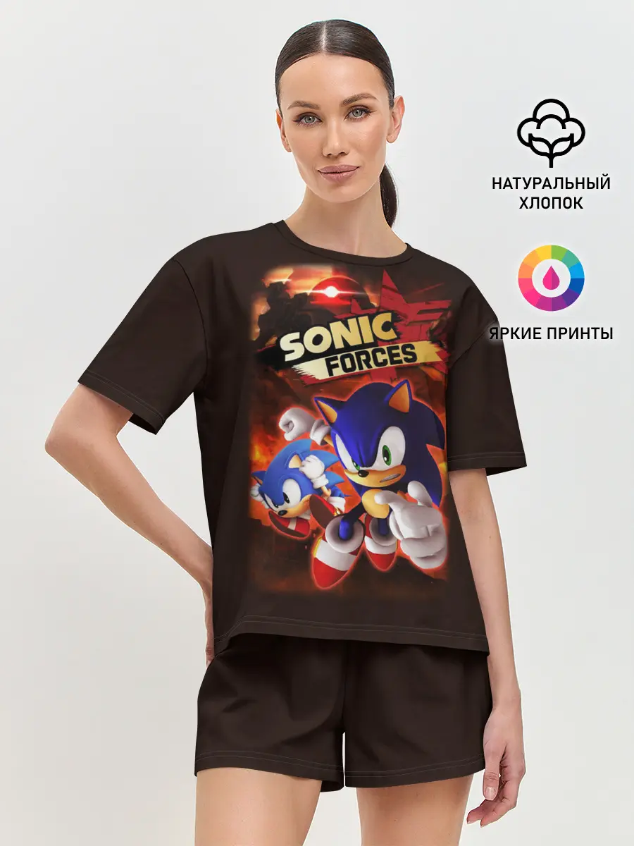 Женская пижама с шортами / SONIC