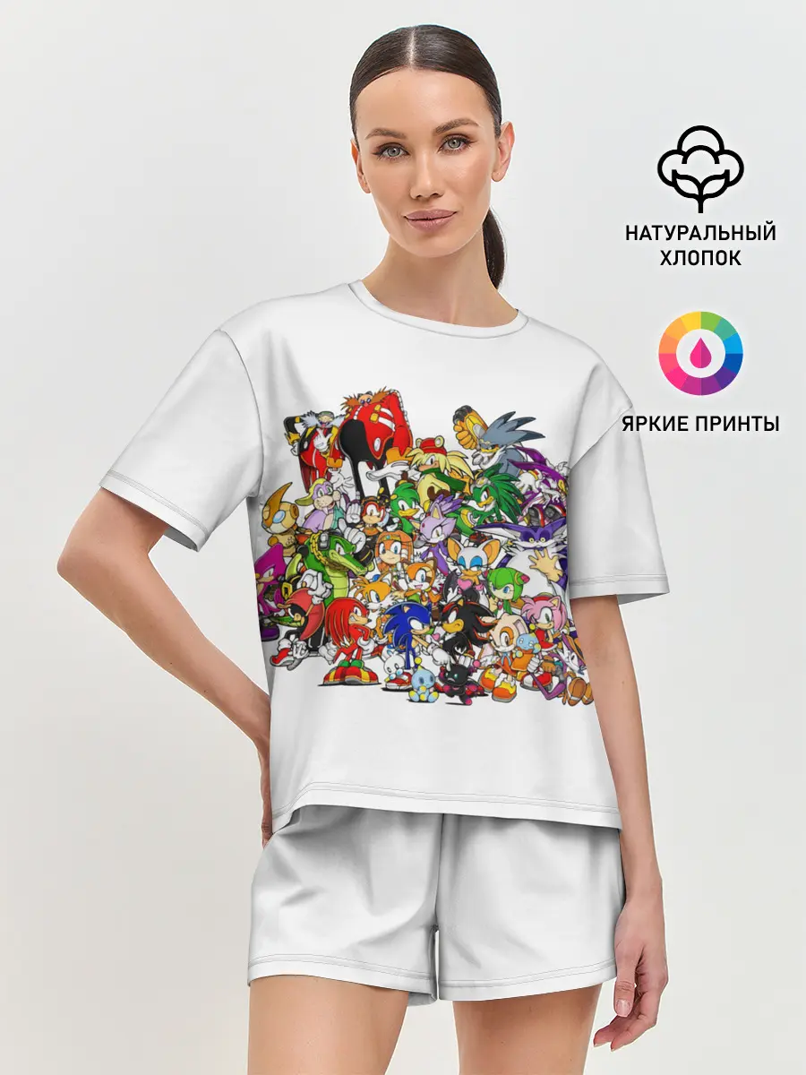 Женская пижама с шортами / SONIC