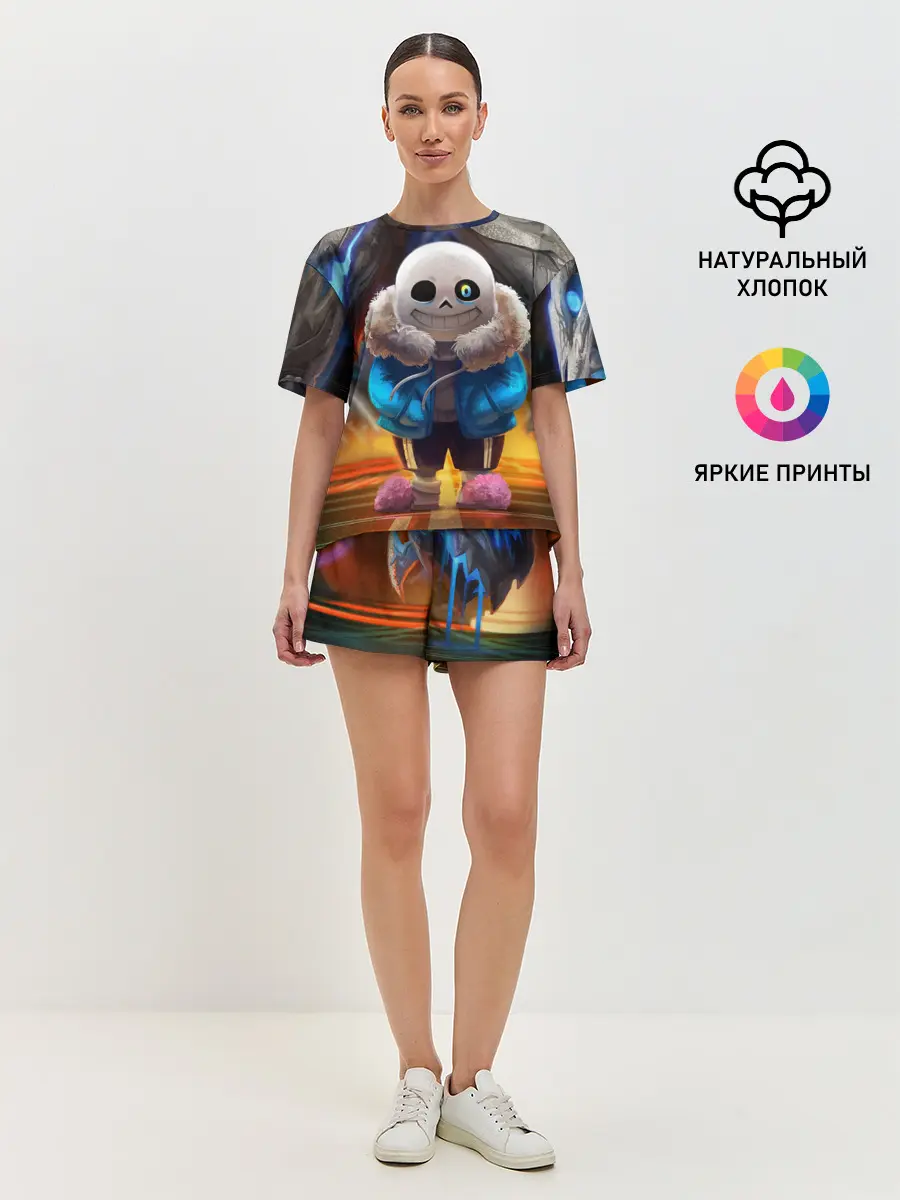 Женская пижама с шортами / UNDERTALE | АНДЕРТЕЙЛ