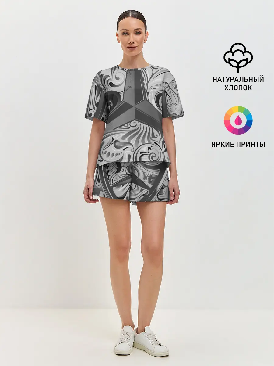 Женская пижама с шортами / MERCEDES-BENZ | МЕРСЕДЕС