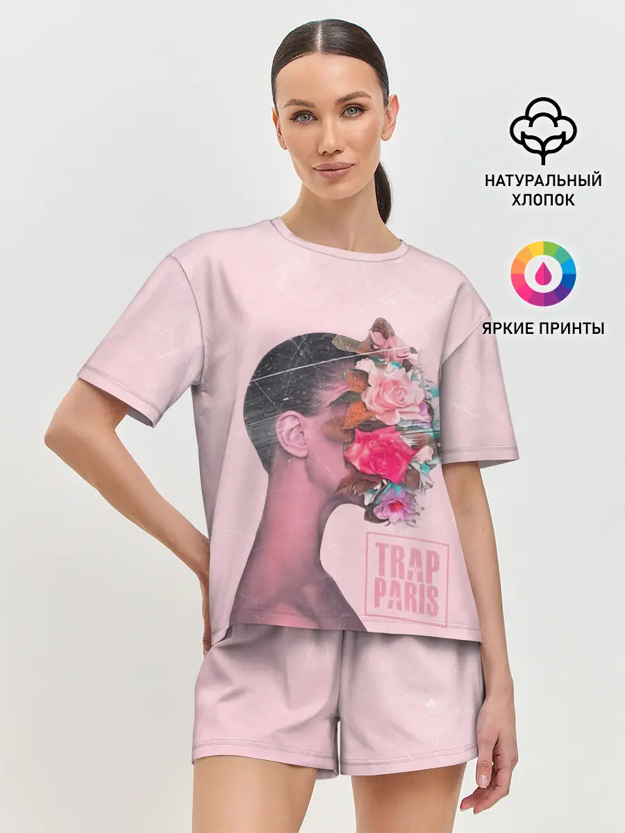 Женская пижама с шортами / Trap Paris