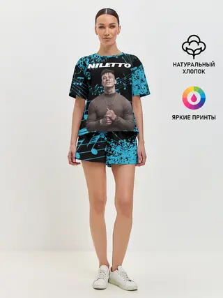 Женская пижама с шортами / NILETTO.