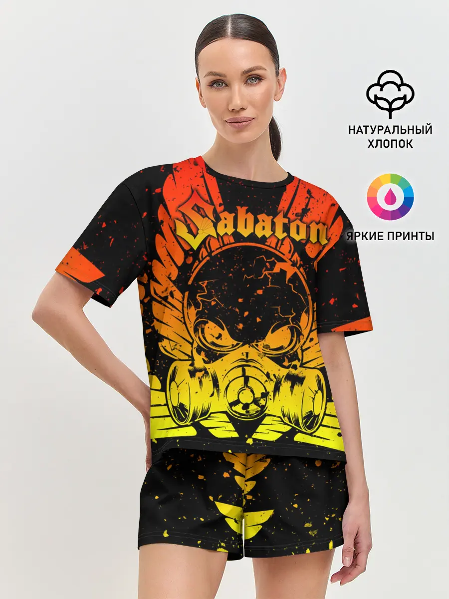 Женская пижама с шортами / SABATON