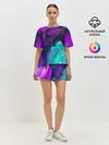 Женская пижама с шортами / NEON WAVES