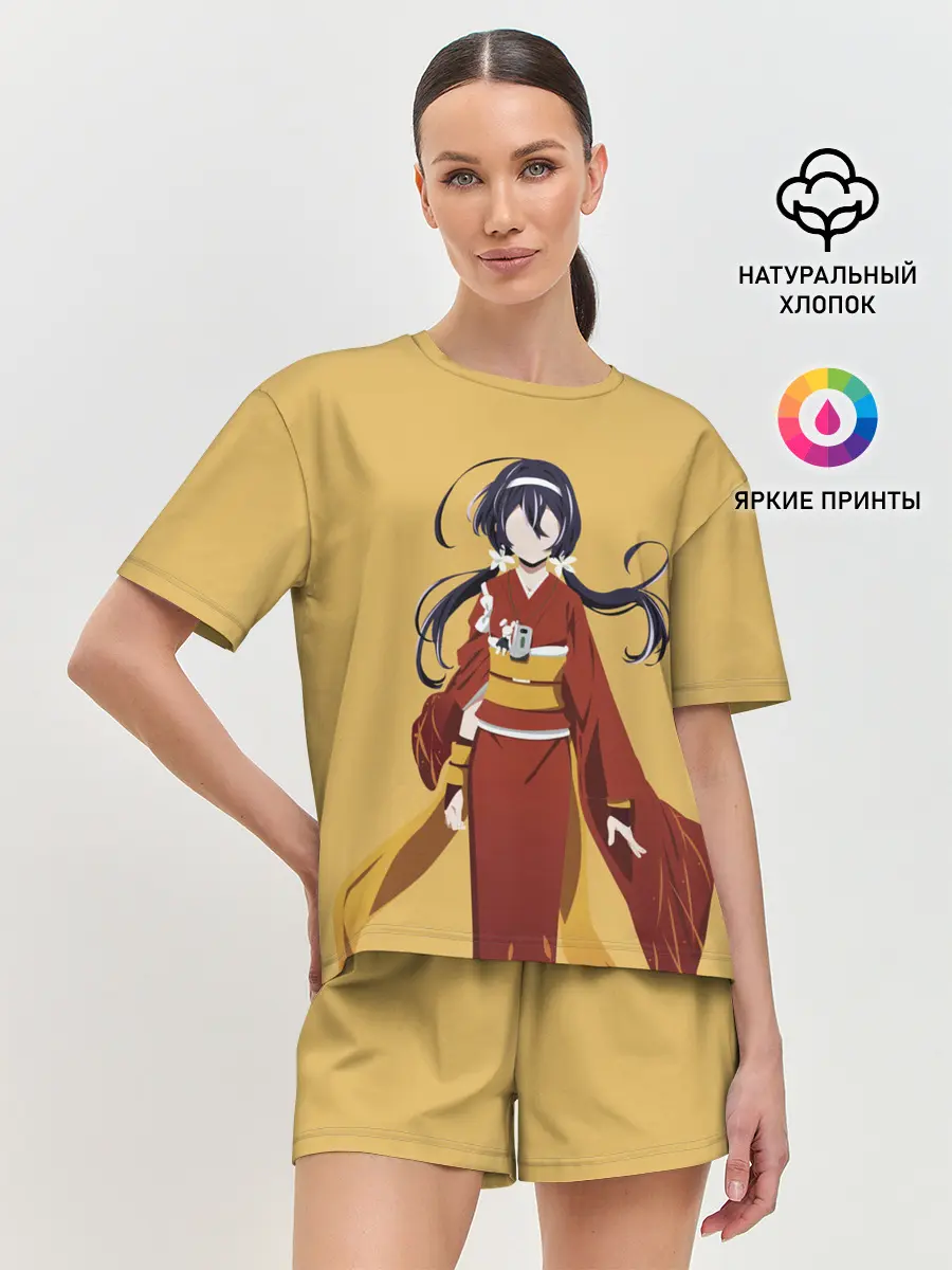 Женская пижама с шортами / Kyouka Izumi