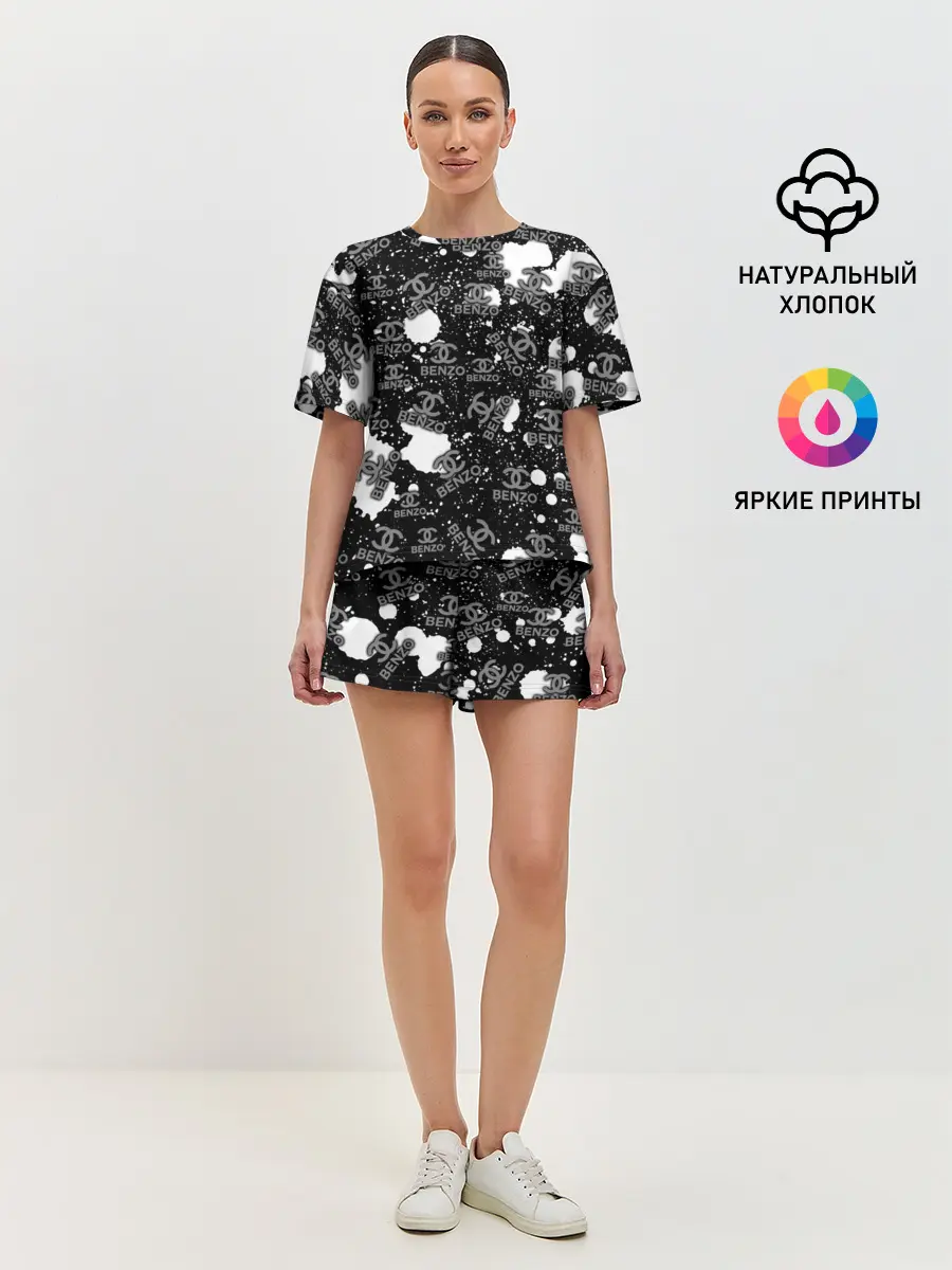 Женская пижама с шортами / Benzo Gang - Big Baby Tape