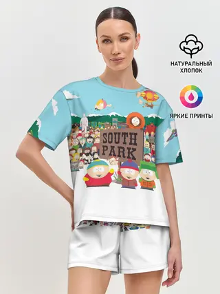 Женская пижама с шортами / Южный Парк