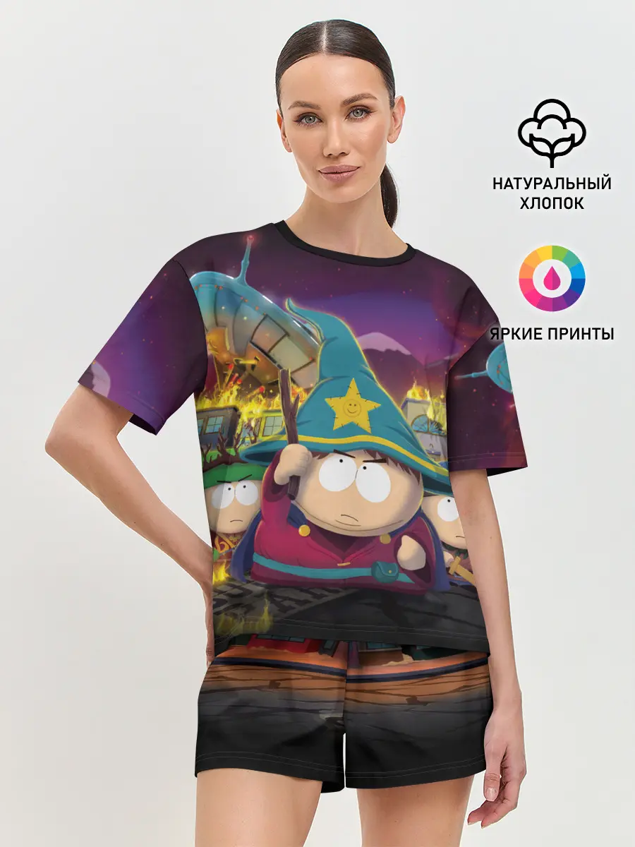 Женская пижама с шортами / ЮЖНЫЙ ПАРК