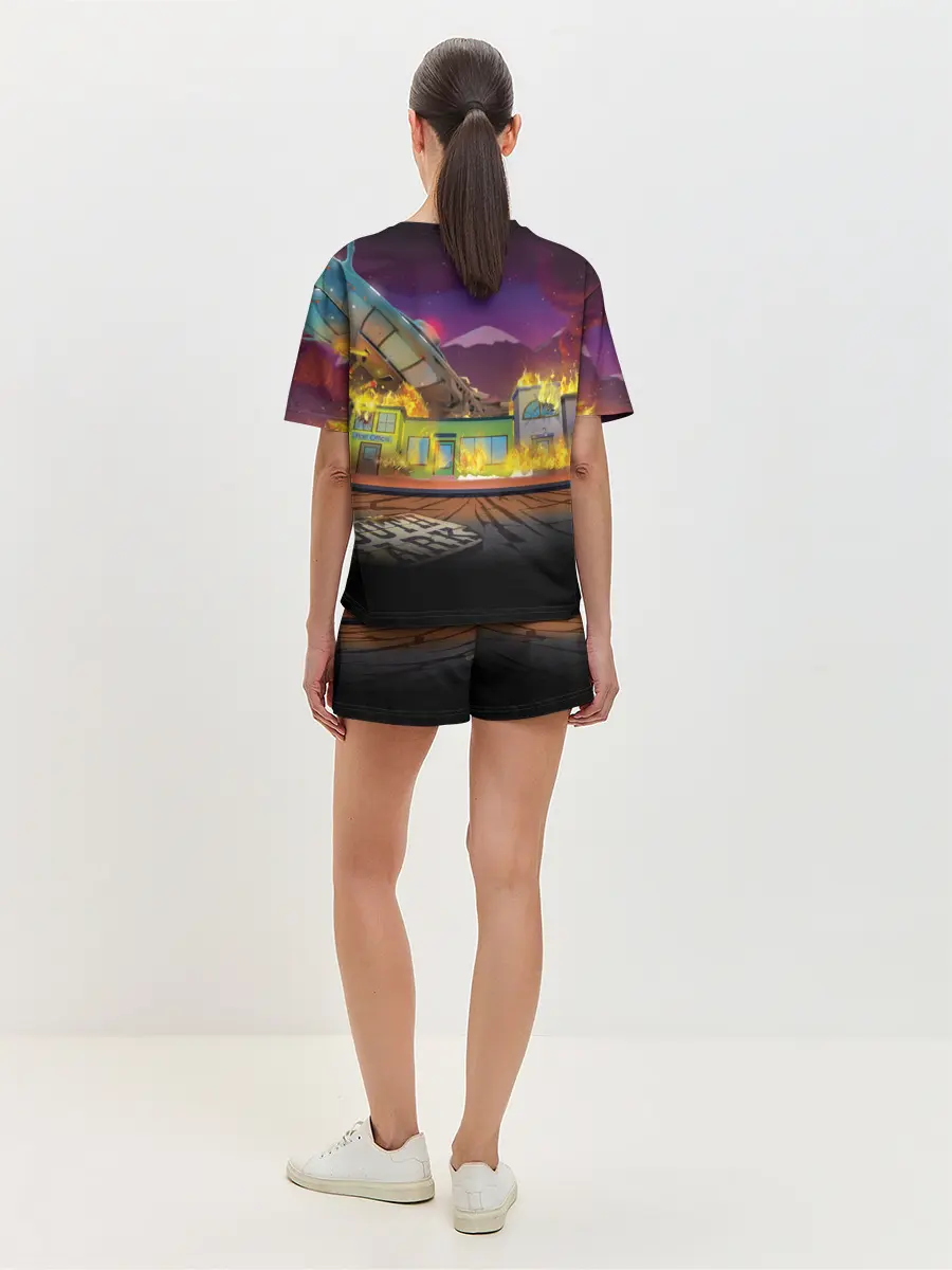 Женская пижама с шортами / ЮЖНЫЙ ПАРК