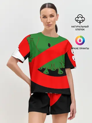 Женская пижама с шортами / Нет Коронавирусу