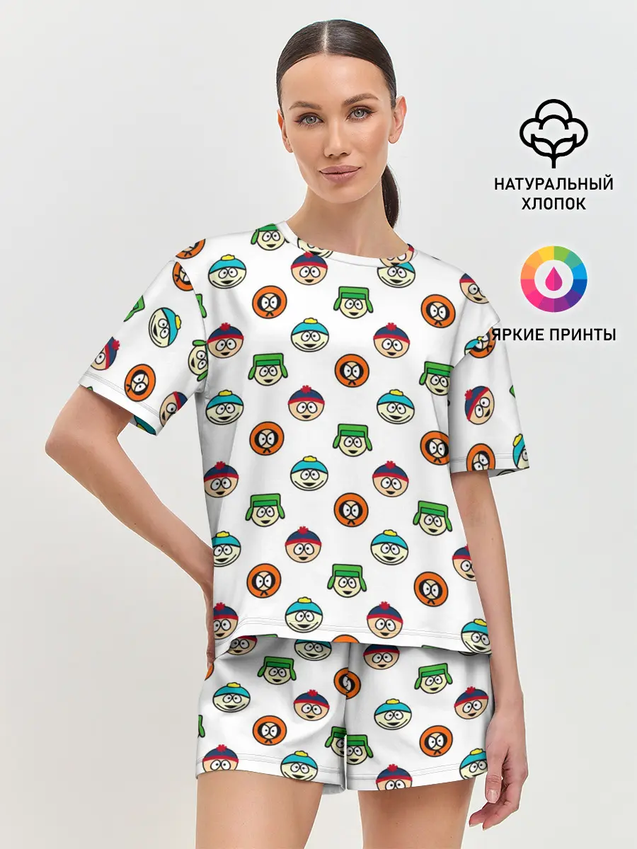 Женская пижама с шортами / Южный парк