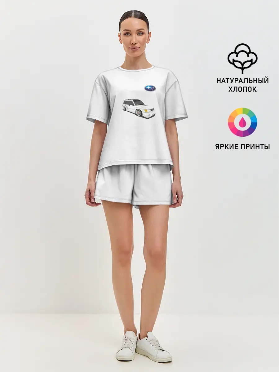 Женская пижама с шортами / SUBARU FORESTER | СУБАРУ ФОРЕСТЕР