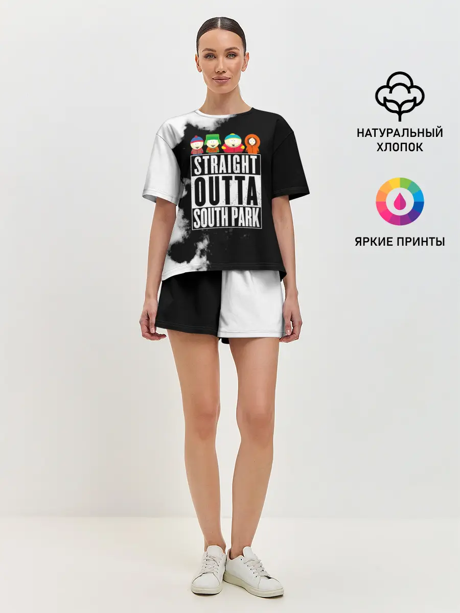 Женская пижама с шортами / Прямо из Южного Парка