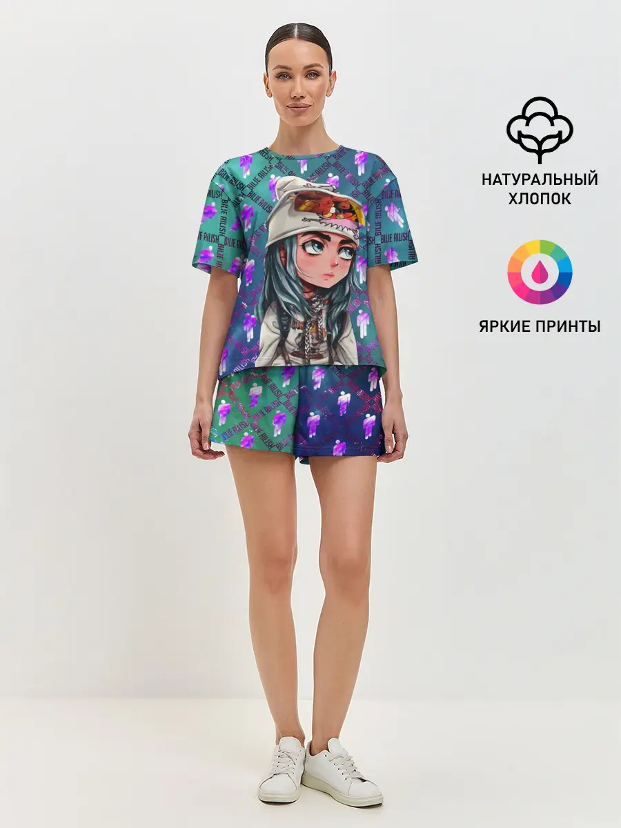 Женская пижама с шортами / BILLIE EILISH