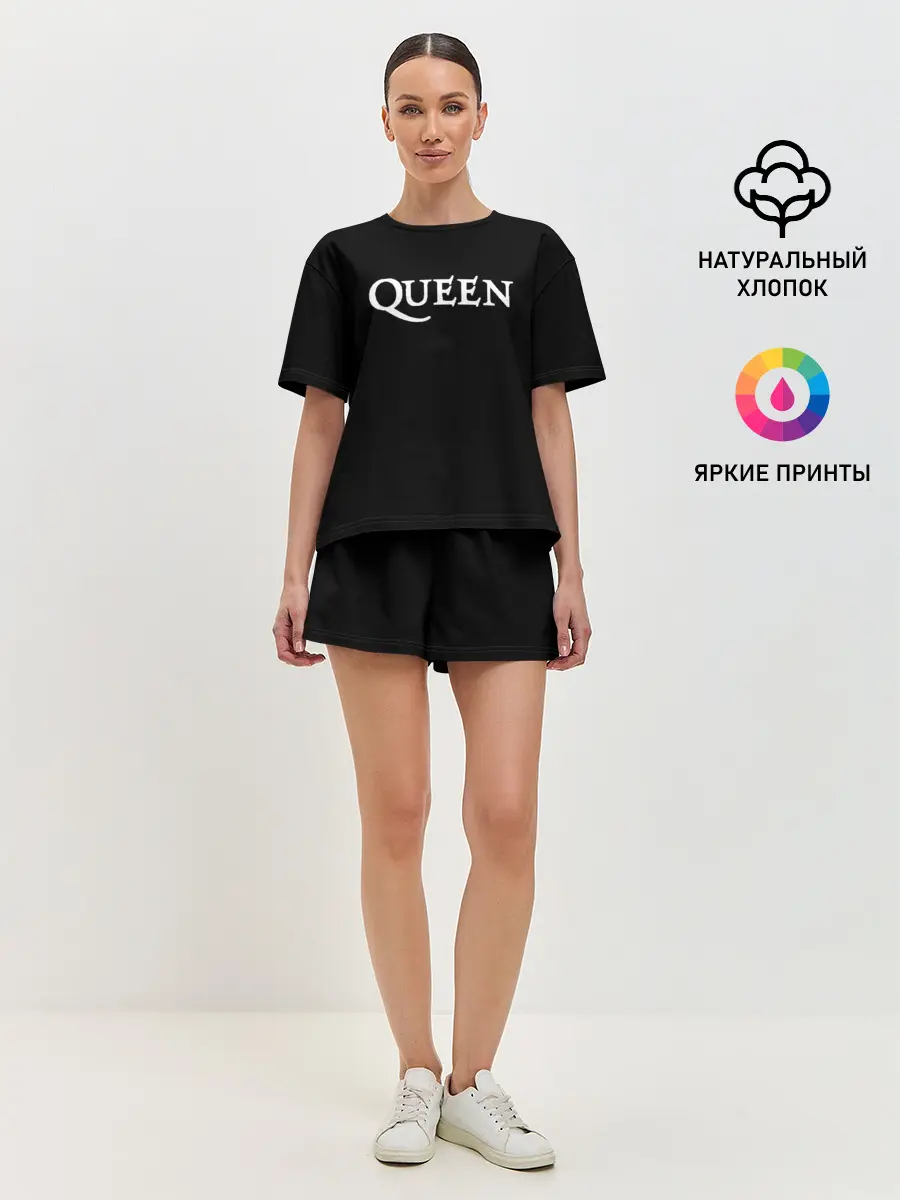 Женская пижама с шортами / QUEEN