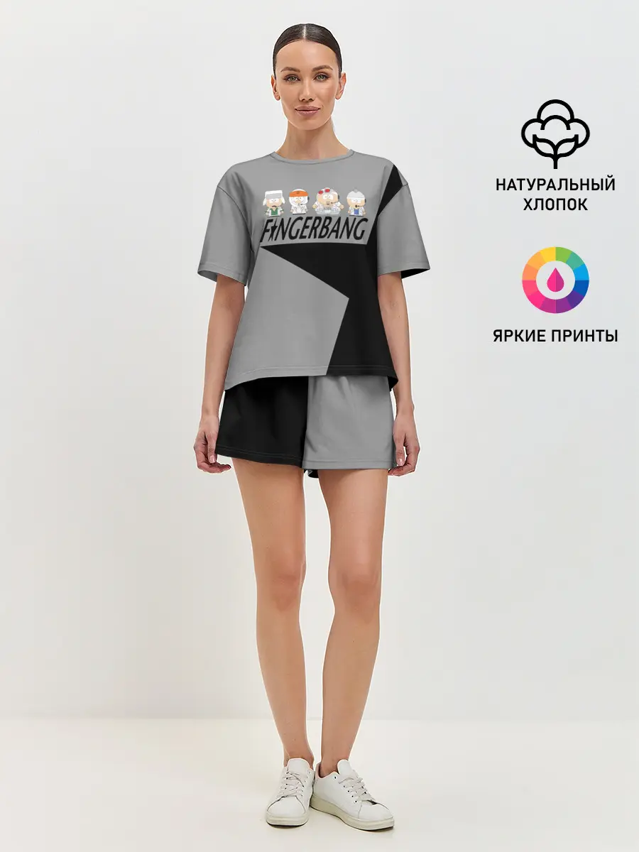 Женская пижама с шортами / FINGERBANG