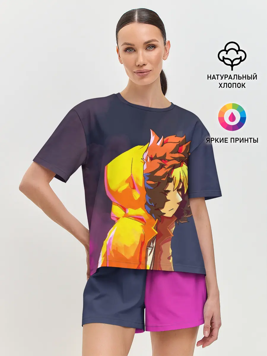 Женская пижама с шортами / ЮЖНЫЙ ПАРК