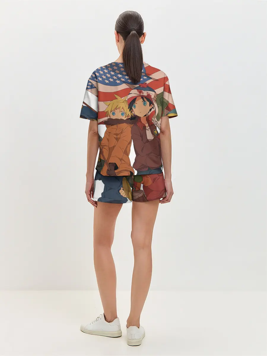 Женская пижама с шортами / ЮЖНЫЙ ПАРК