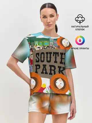 Женская пижама с шортами / ЮЖНЫЙ ПАРК