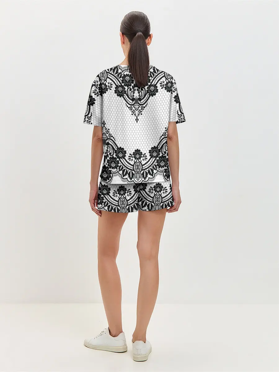 Женская пижама с шортами / КРУЖЕВА | WEAVING