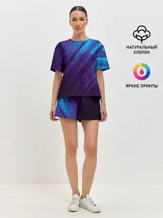 Женская пижама с шортами / Abstract