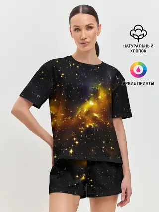 Женская пижама с шортами / STARS