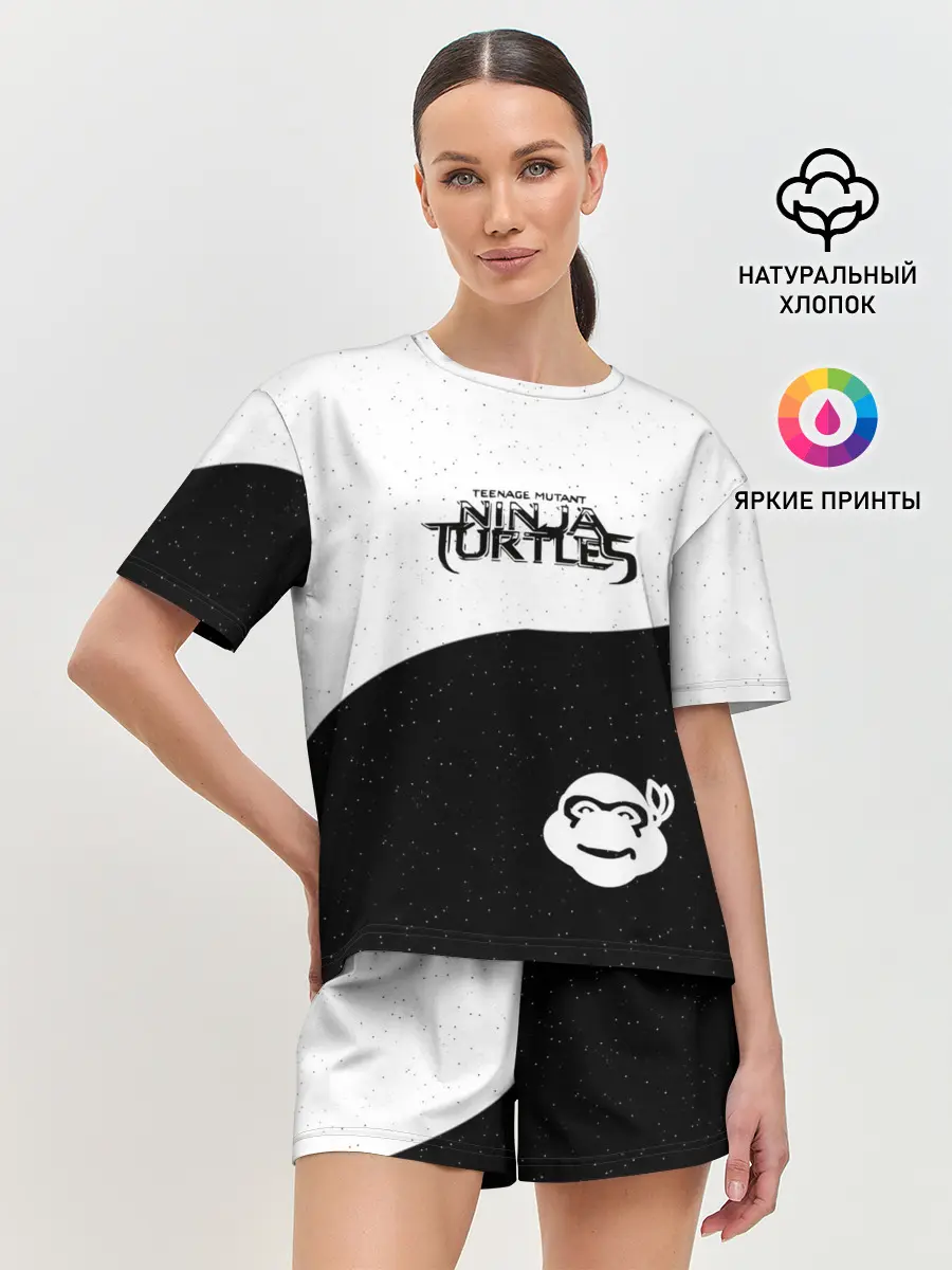 Женская пижама с шортами / Черепашки Ниндзя