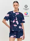 Женская пижама с шортами / Сакура