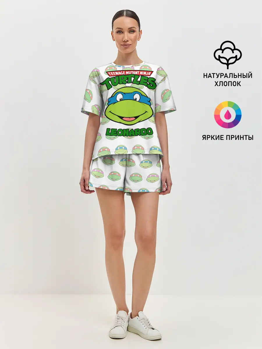 Женская пижама с шортами / Черепашки-Ниндзя