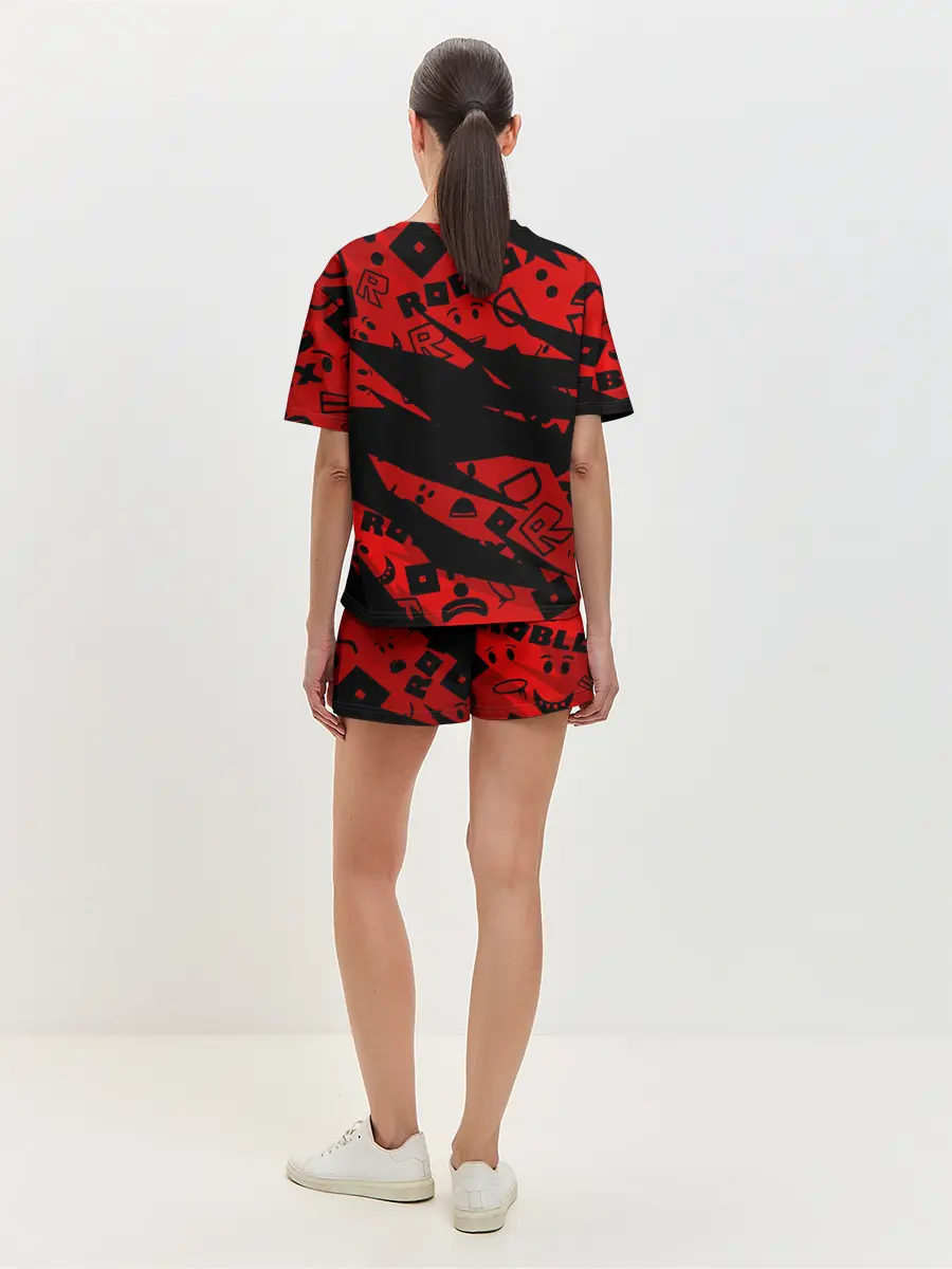 Женская пижама с шортами / Roblox