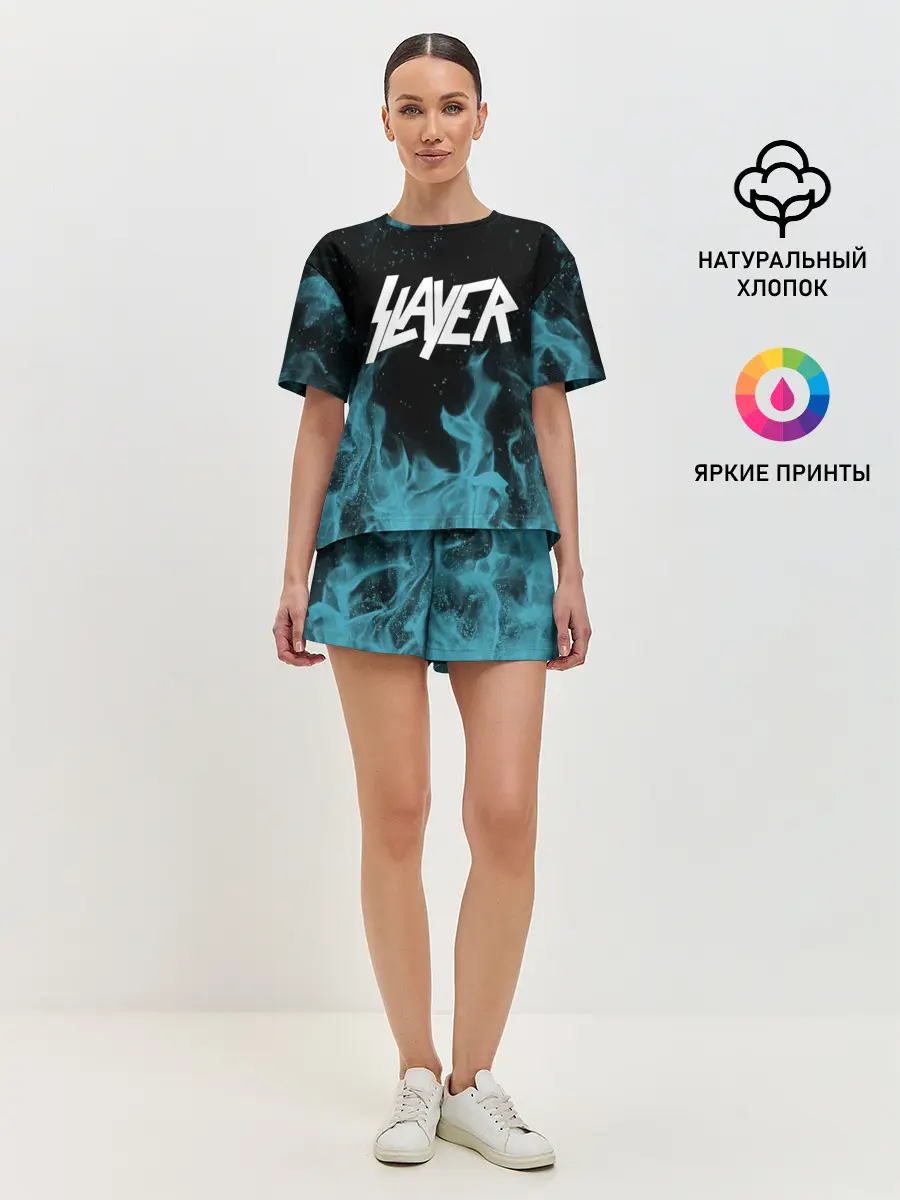 Женская пижама с шортами / Slayer