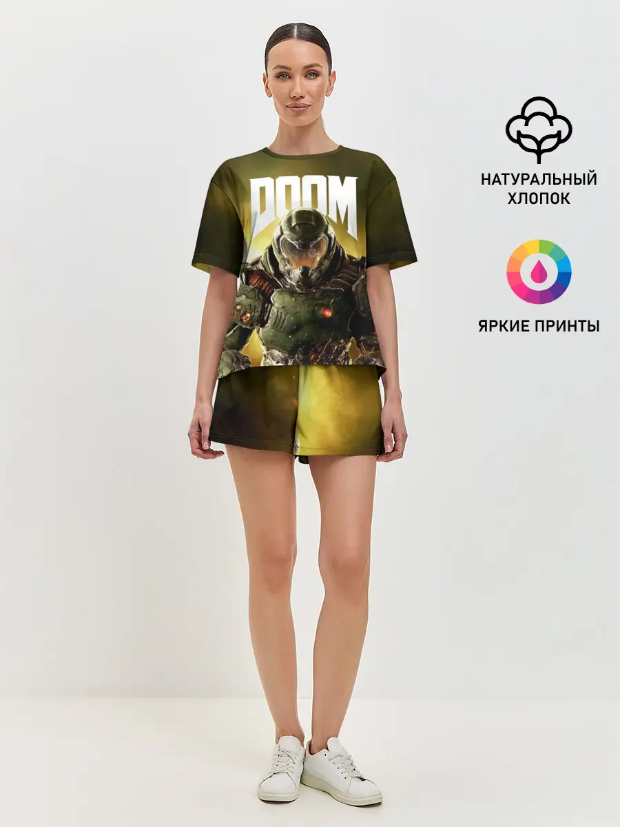Женская пижама с шортами / DOOM