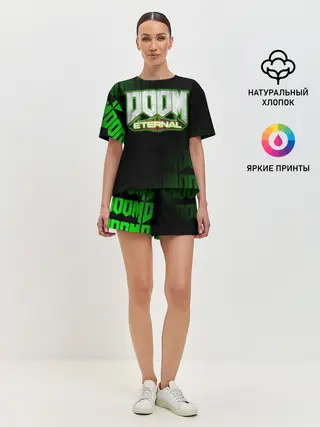Женская пижама с шортами / DOOM: ETERNAL.