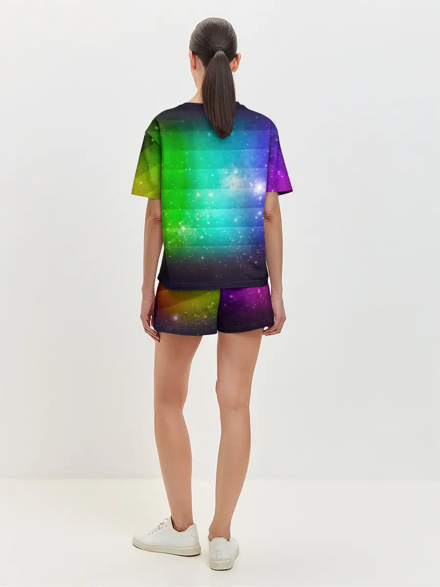 Женская пижама с шортами / Space