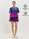 Женская пижама с шортами / НЕОНОВЫЙ КОСМОС